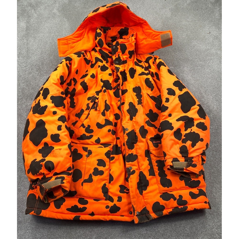 GAMEHIDE Deerhunter 2 Pieces Hunting Suit Jacket Pants Men's Size XXL Orange